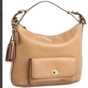 Coach tan legacy leather courtenay hobo pu…